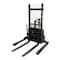 Vestil Steel Adjustable Powered Lift Stacker 63 In. Raised Height 2,600 Lb. Capacity Black S-63-AA-LION - alternate 2